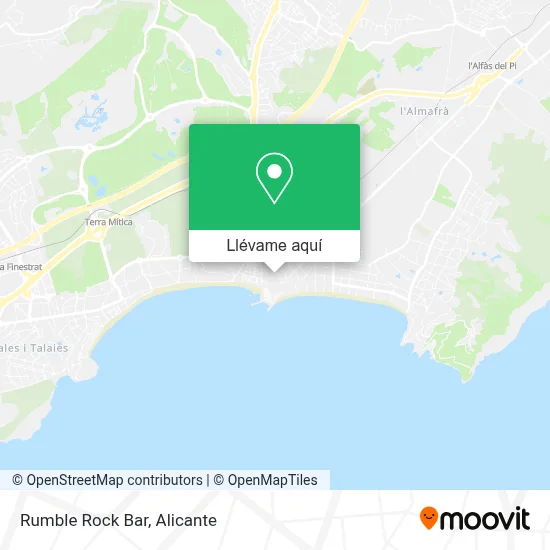 Mapa Rumble Rock Bar