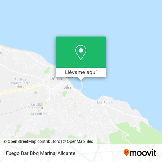 Mapa Fuego Bar Bbq Marina