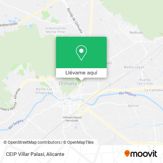 Mapa CEIP Villar Palasí