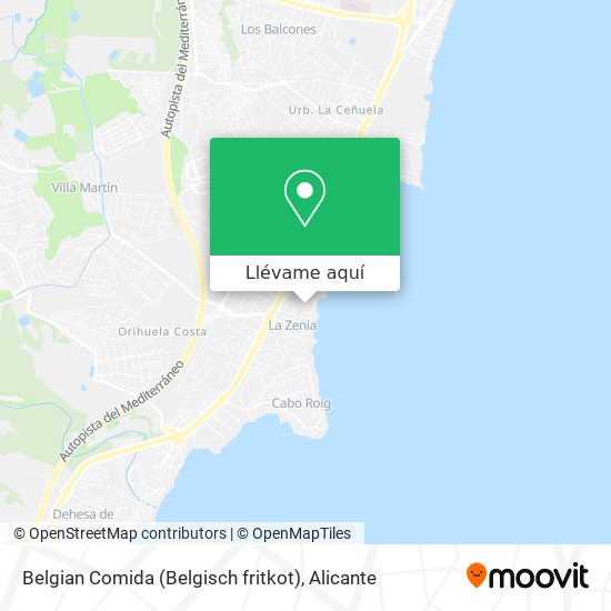 Mapa Belgian Comida (Belgisch fritkot)