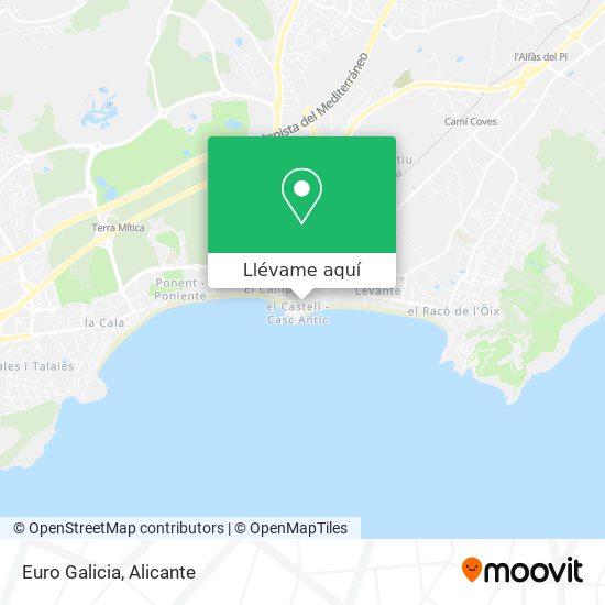 Mapa Euro Galicia