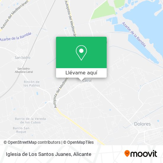 Mapa Iglesia de Los Santos Juanes
