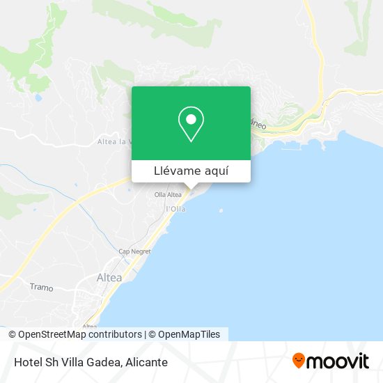 Mapa Hotel Sh Villa Gadea