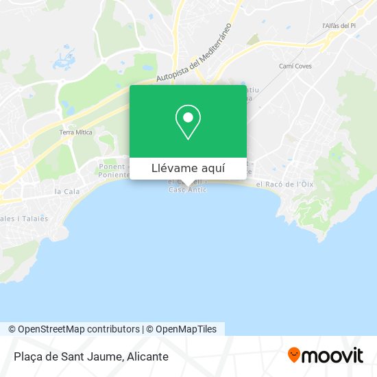 Mapa Plaça de Sant Jaume
