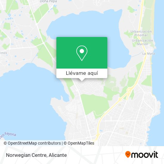 Mapa Norwegian Centre