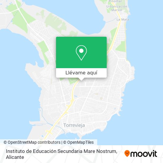Mapa Instituto de Educación Secundaria Mare Nostrum
