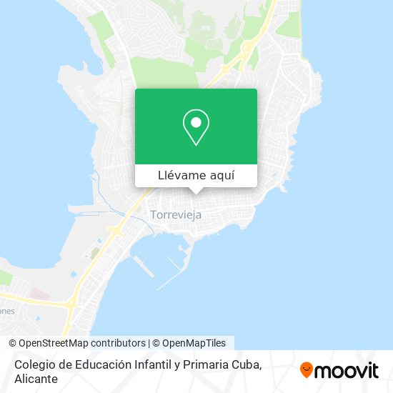 Mapa Colegio de Educación Infantil y Primaria Cuba