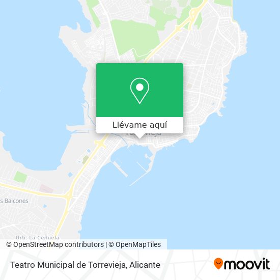 Mapa Teatro Municipal de Torrevieja