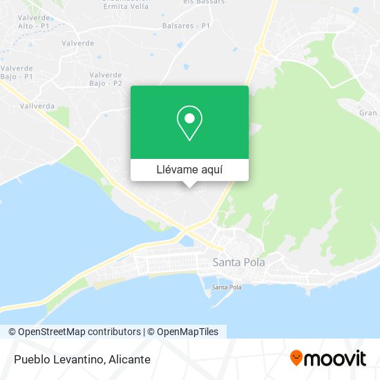 Mapa Pueblo Levantino