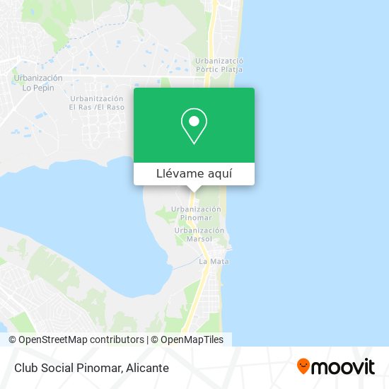 Mapa Club Social Pinomar