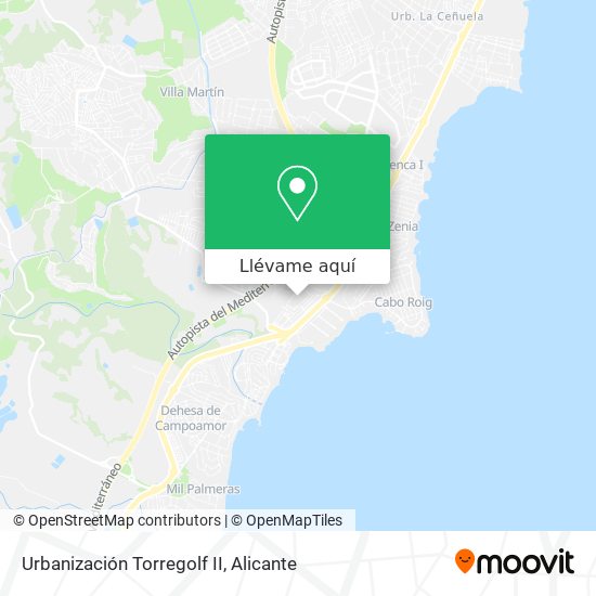 Mapa Urbanización Torregolf II