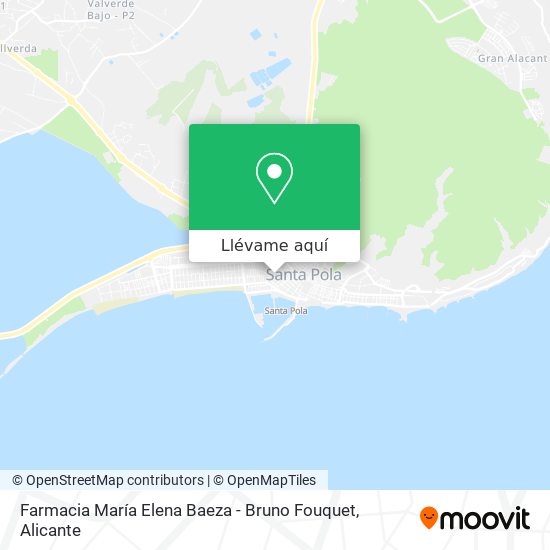 Mapa Farmacia María Elena Baeza - Bruno Fouquet