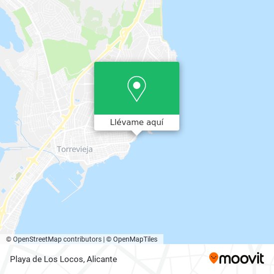 Mapa Playa de Los Locos