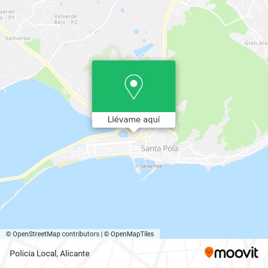 Mapa Policía Local