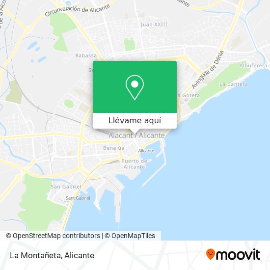 Mapa La Montañeta