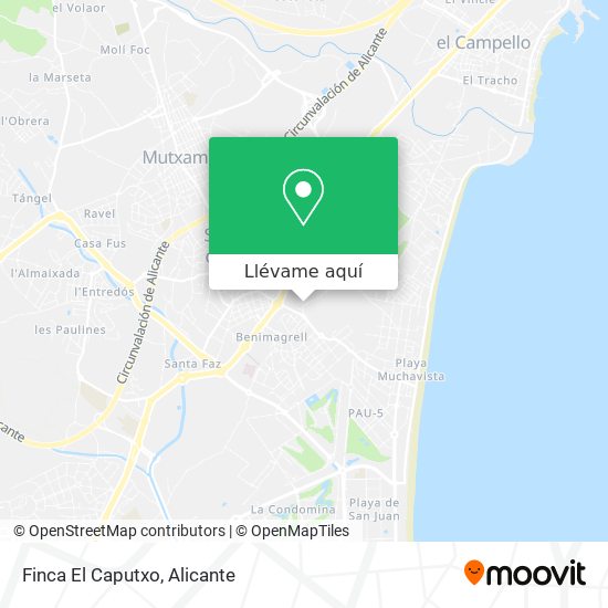 Mapa Finca El Caputxo