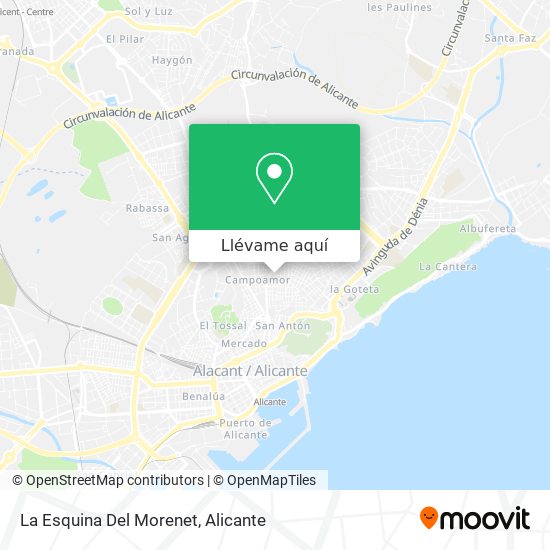 Mapa La Esquina Del Morenet