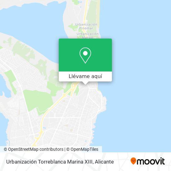 Mapa Urbanización Torreblanca Marina XIII