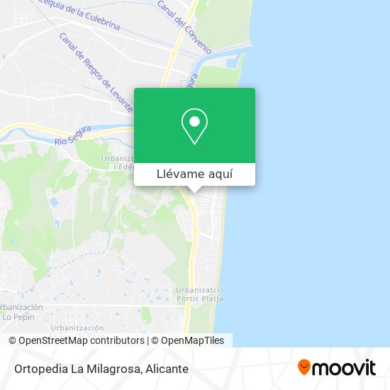 Mapa Ortopedia La Milagrosa