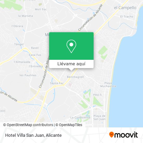 Mapa Hotel Villa San Juan