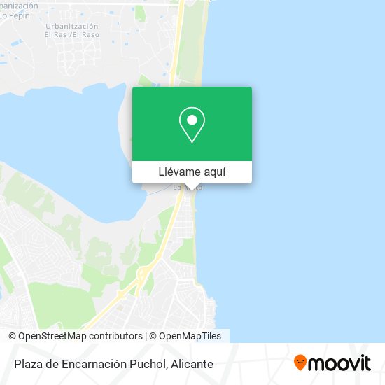 Mapa Plaza de Encarnación Puchol