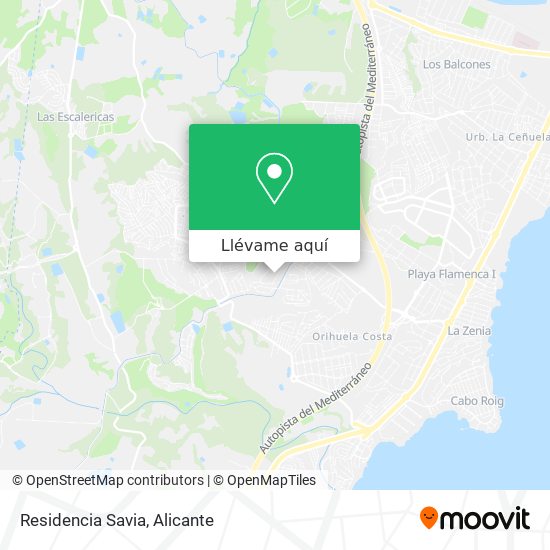 Mapa Residencia Savia