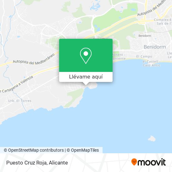 Mapa Puesto Cruz Roja