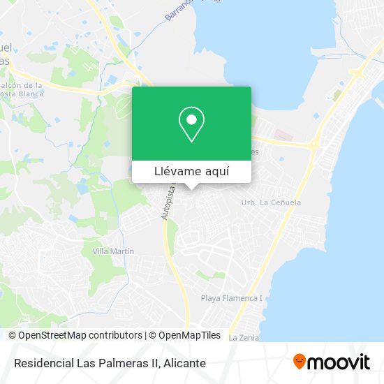 Mapa Residencial Las Palmeras II