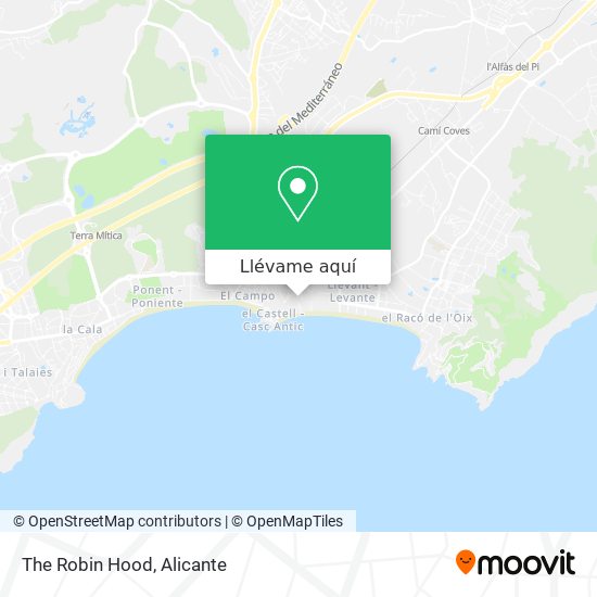 Mapa The Robin Hood
