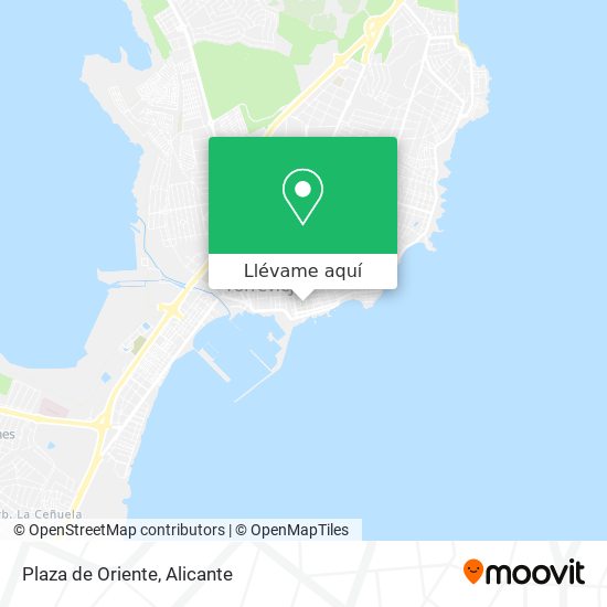 Mapa Plaza de Oriente