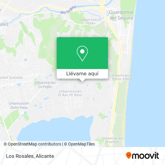 Mapa Los Rosales