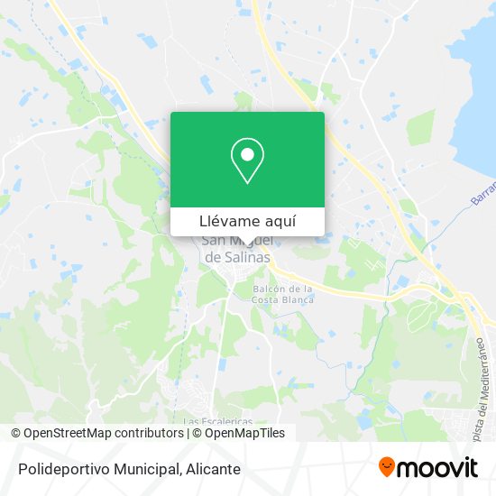Mapa Polideportivo Municipal