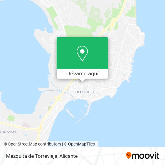 Mapa Mezquita de Torrevieja