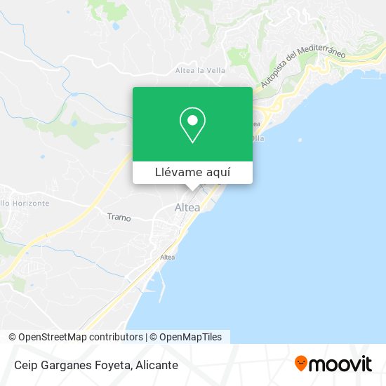 Mapa Ceip Garganes Foyeta