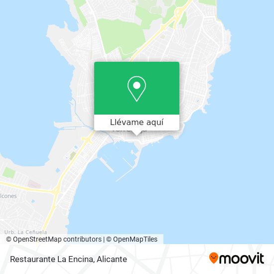 Mapa Restaurante La Encina