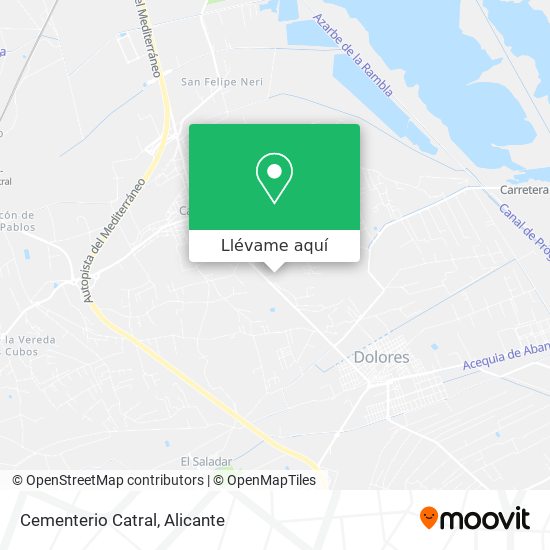 Mapa Cementerio Catral
