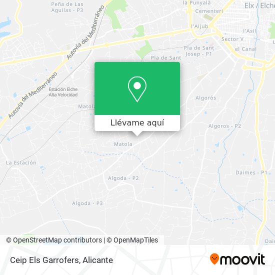 Mapa Ceip Els Garrofers