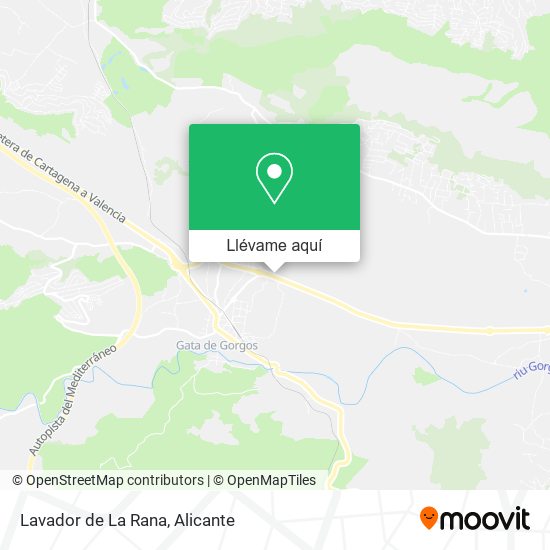Mapa Lavador de La Rana