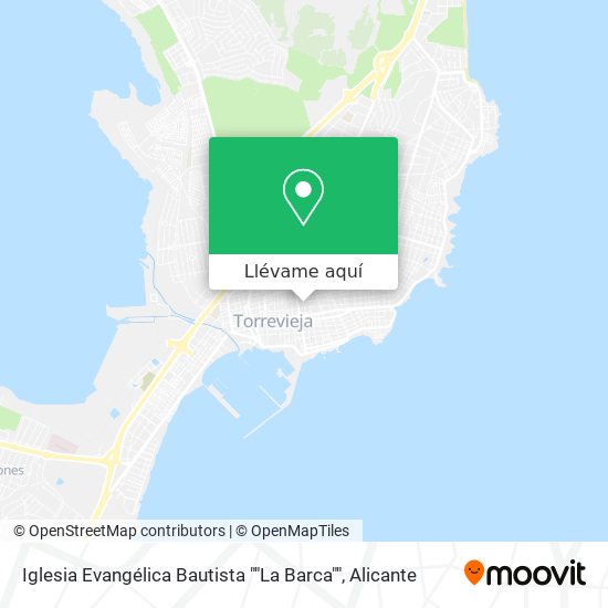 Mapa Iglesia Evangélica Bautista ""La Barca""