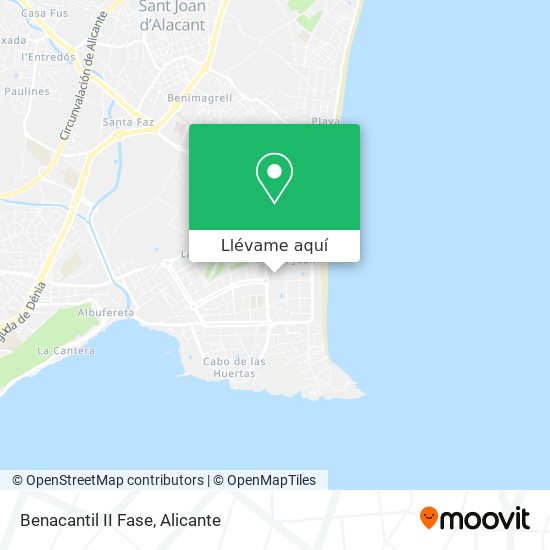 Mapa Benacantil II Fase