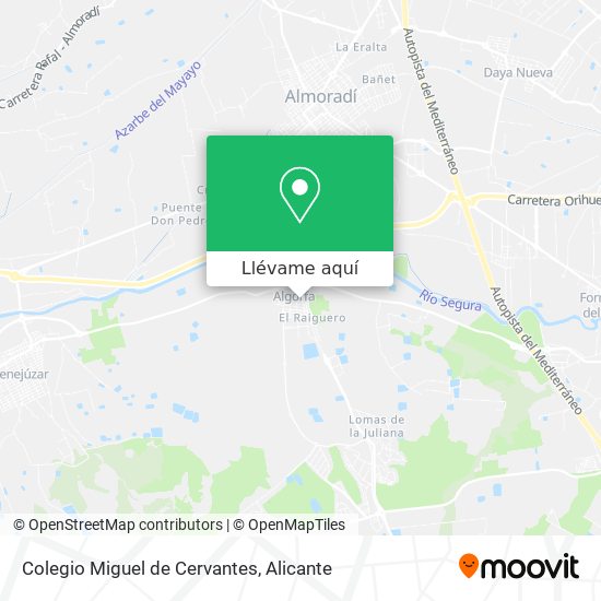 Mapa Colegio Miguel de Cervantes