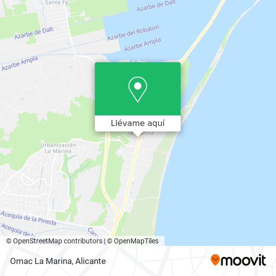 Mapa Omac La Marina