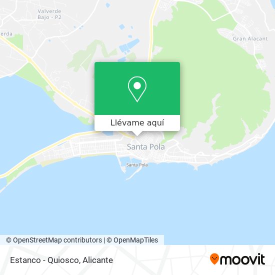 Mapa Estanco - Quiosco