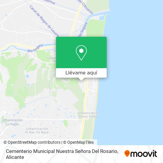 Mapa Cementerio Municipal Nuestra Señora Del Rosario