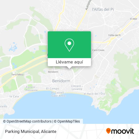 Mapa Parking Municipal