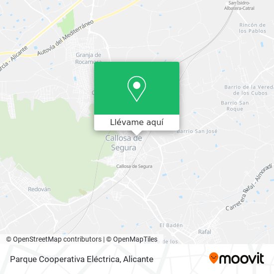Mapa Parque Cooperativa Eléctrica