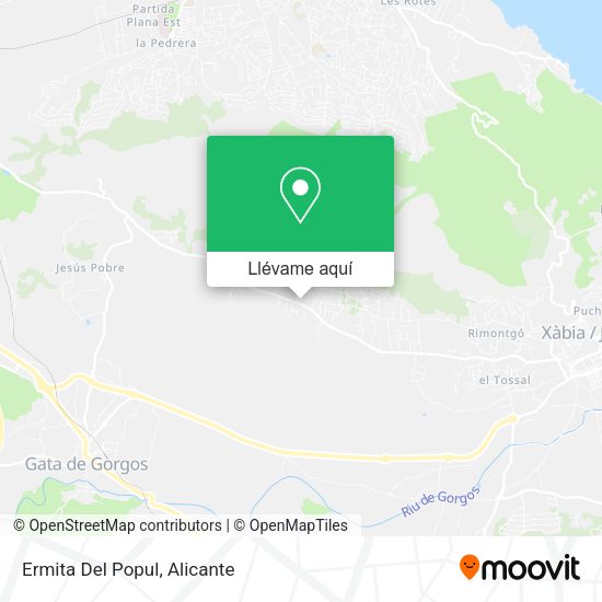 Mapa Ermita Del Popul