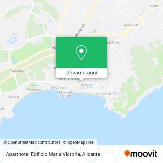 Mapa Aparthotel Edificio Maria Victoria