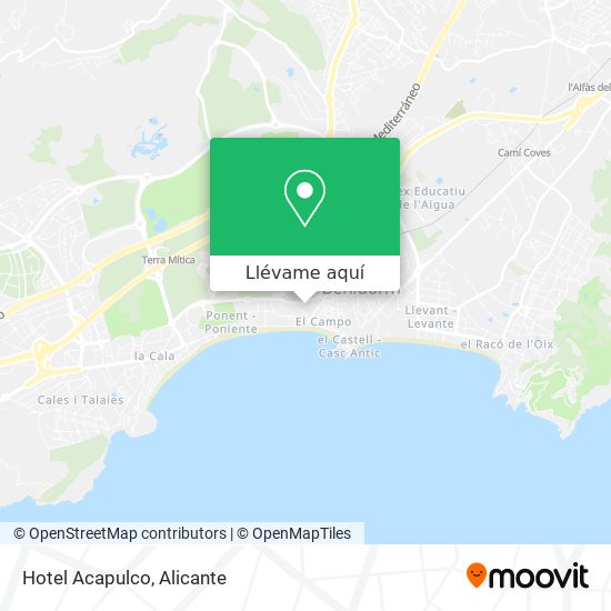 Mapa Hotel Acapulco