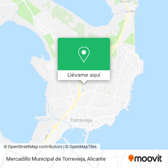 Mapa Mercadillo Municipal de Torrevieja